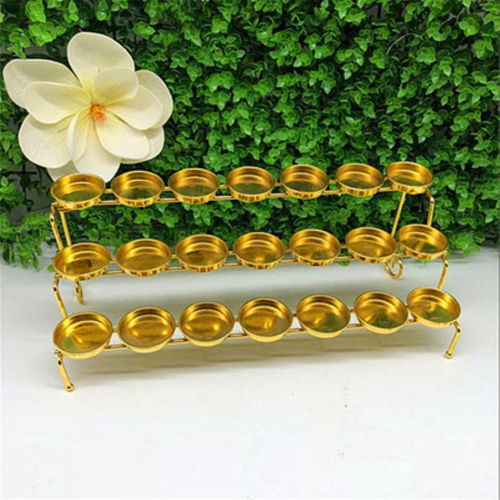 佛教用品酥油蓮花燈座家用長明燈供佛七星酥油燈架寺廟臘燭臺包郵