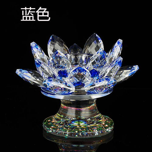佛堂供燈水晶蓮花燭臺(tái) 點(diǎn)亮心靈的長明燈
