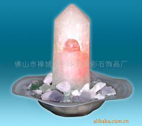 天然彩石水晶柱 點(diǎn)亮空間的自然藝術(shù)